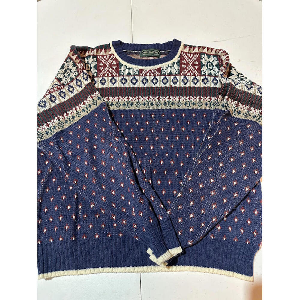 Neil Martin Nordic Wool Crewneck Sweater